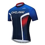 Cycling Jersey Men, Summer Short Sleeved Bike