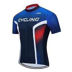 Cycling Jersey Men, Summer Short Sleeved Bike
