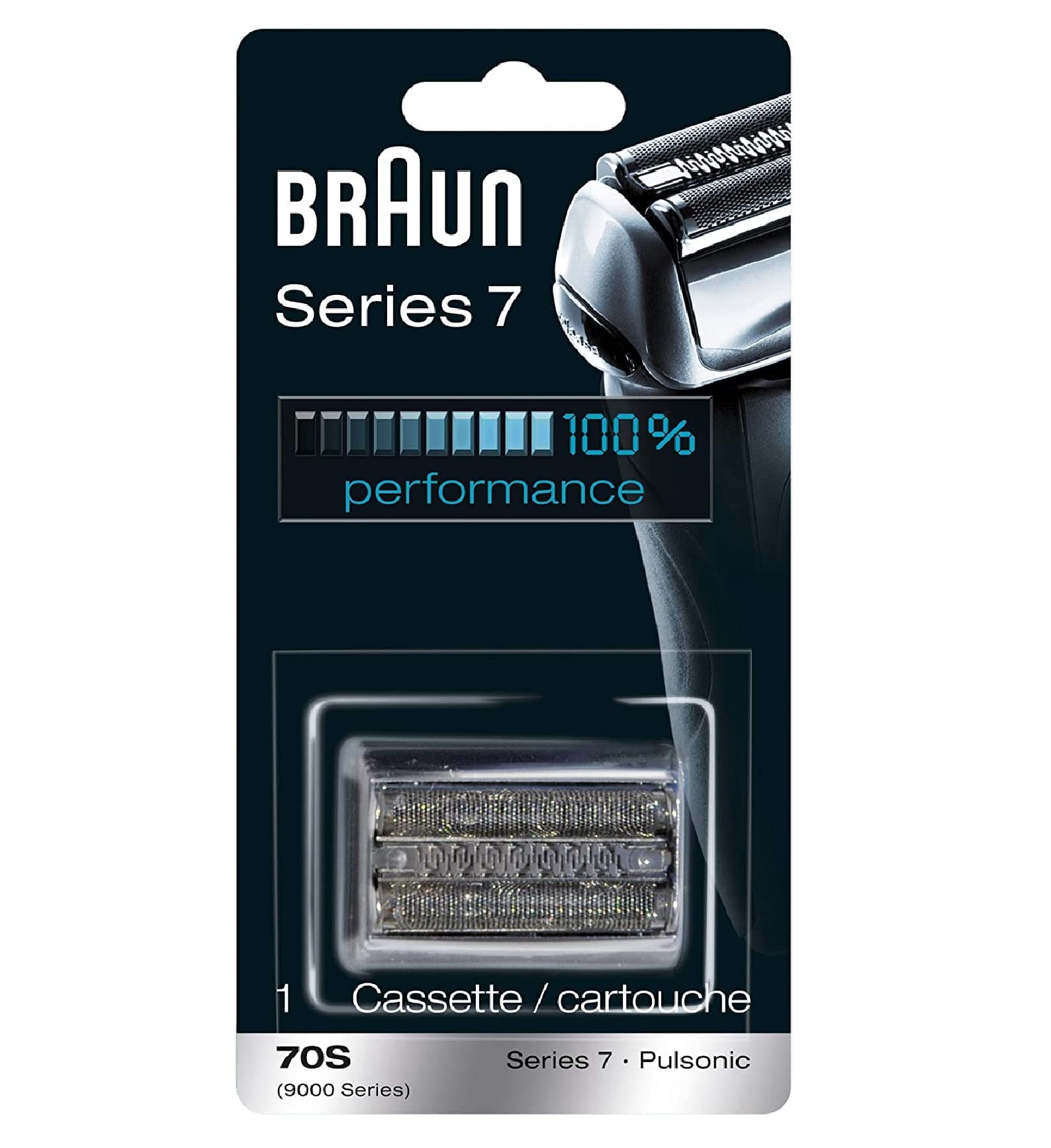 Braun Replacement Foil & Cutter Cassette - 70S, Series 7, Pulsonic - 9000 Series BRAUN Cassette 70S