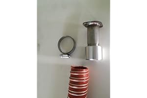 INNOVATIVE GENERATOR SOLUTIONS GenExhaust for Honda EU6500iS/EU7000iS Generator 1-1/2" Silicone Exhaust Extension 8 Foot Length