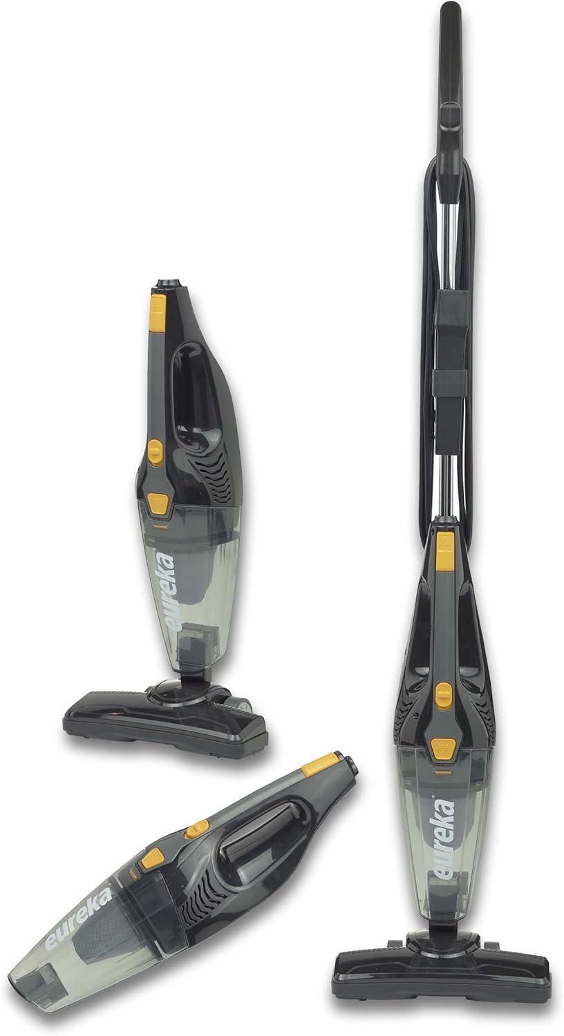 Eureka NES210 Blaze 3-in-1 Swivel Lightweight Stick Vacuum Cleaner Dark Black: Home & Kitchen