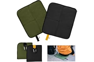 2 Pieces Folding Seat Mat, Foldable Oxford Cloth Seat Pad, Lightweight Portable Camping Foam Sit Mat, Waterproof & Insulated 