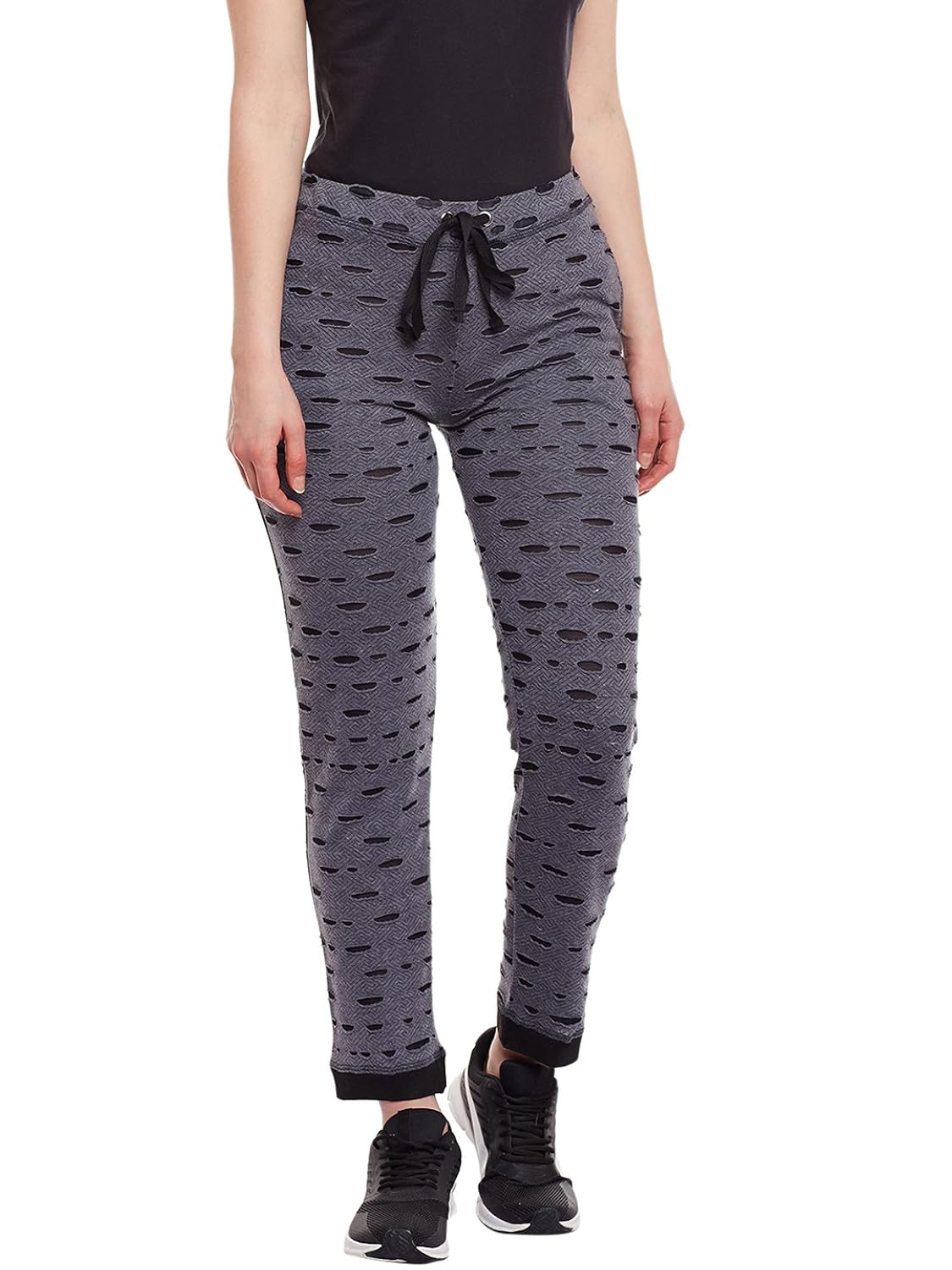 vimal ripped look trackpant for women