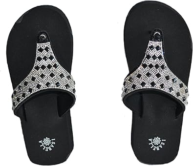 purple flip flops with rhinestones