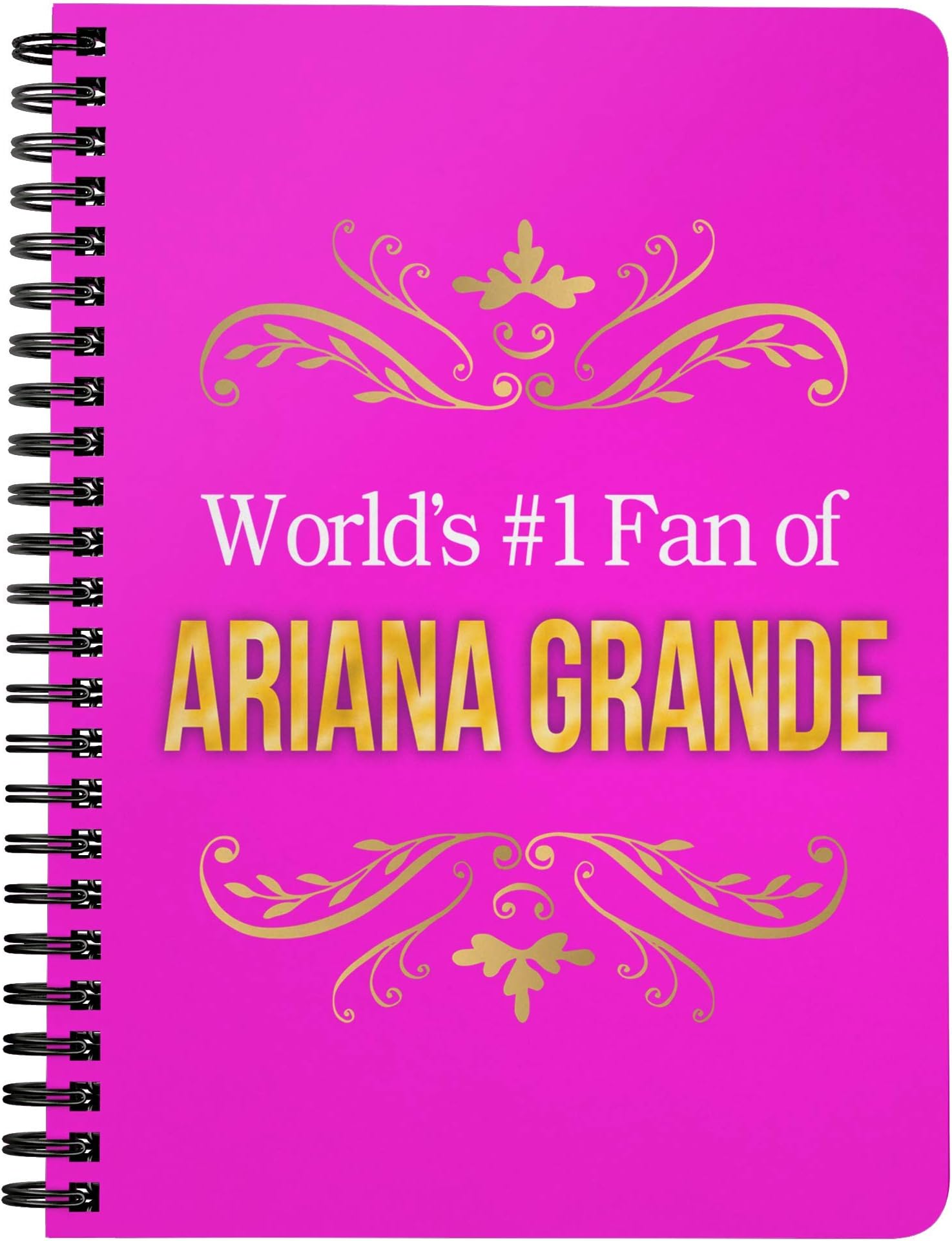 World's #1 Fan of Ariana Grande Spiral Notebook Journal Diary: Ariana Grande Merchandise 5"x7" 150 Page Spiral Notebook Journal Diary for Fans of Ariana Grande!