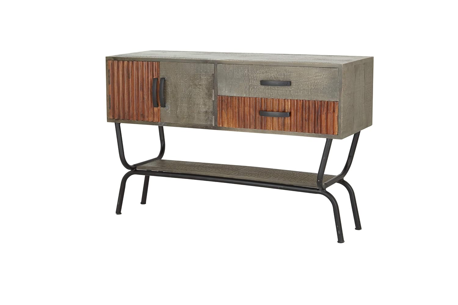 Amazon Com Deco 79 28811 Industrial Wood And Metal Storage