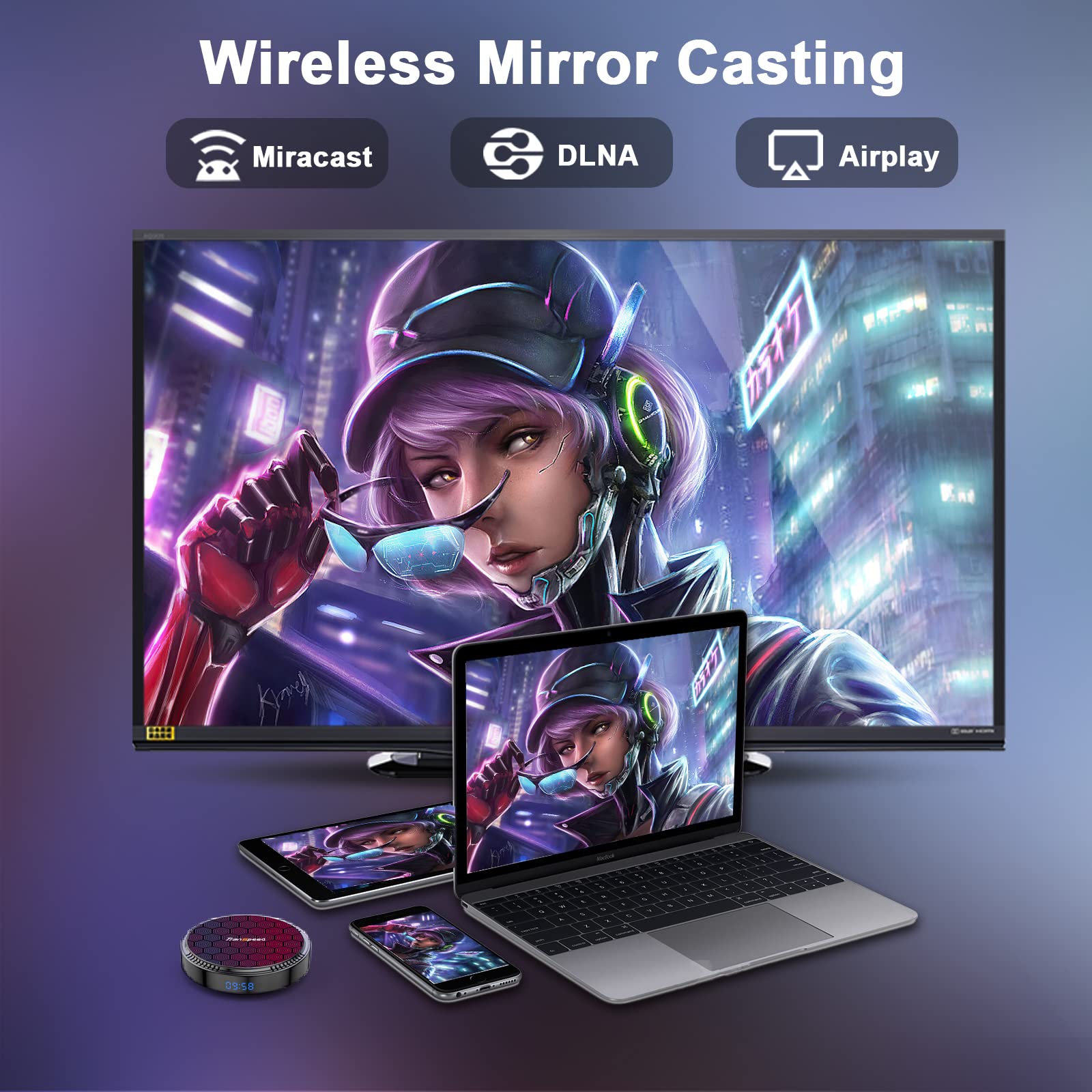 Android TV Box 12.0 4GB ROM 64GB RAM TV Box WiFi 6 2.4G 5.8G Android Box 2023 with H618 Quad-core Support 8K UHD HDR10 3D BT5.0