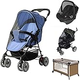 South to East Mosquito Net for Stroller, Baby Bug Netting with Storage Bag, Breathable & Portable Mosquito Nets for Strollers