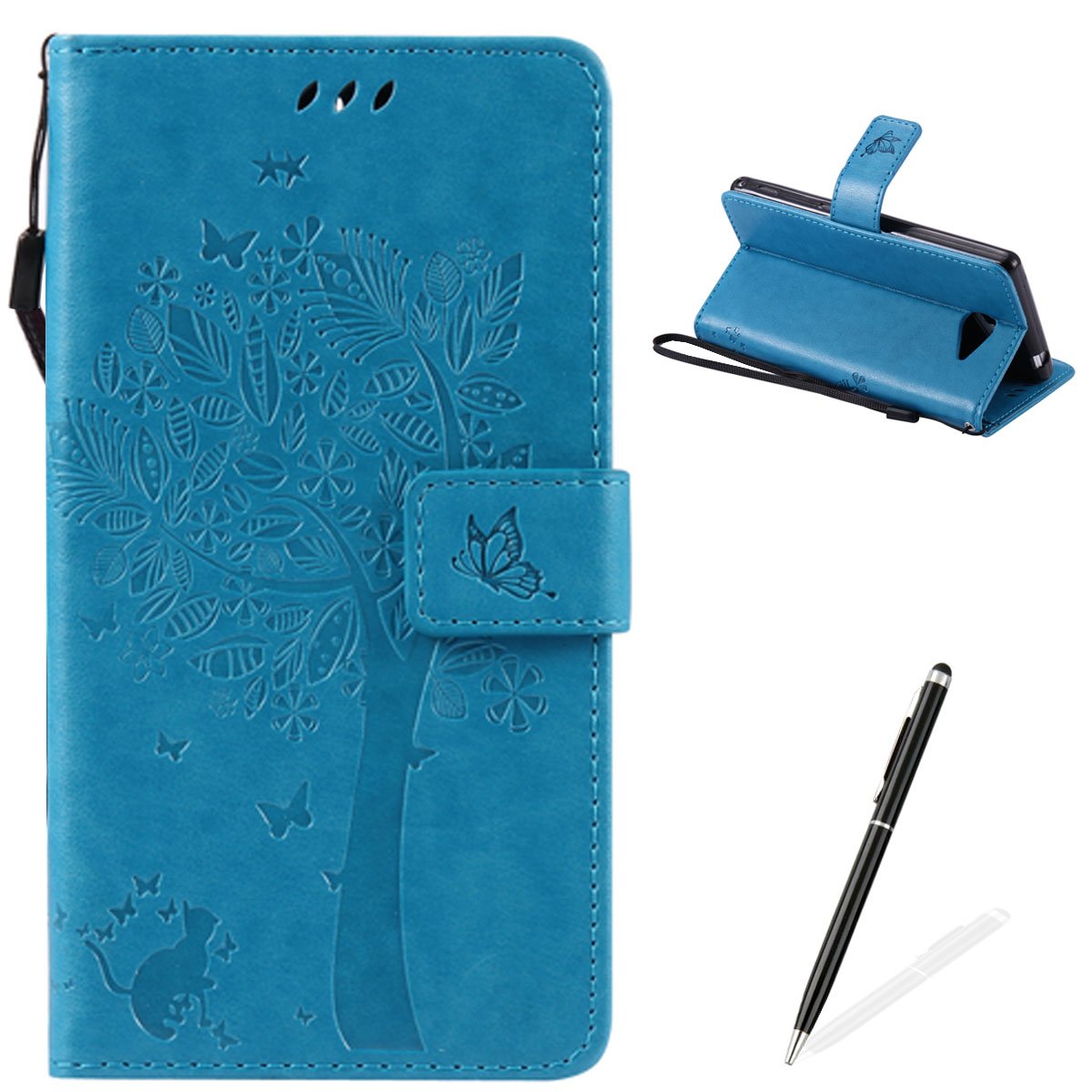 Funda Sony Xperia M Billetera Carcasa Cierre Magnético Anti Arañazos Shock Absorción