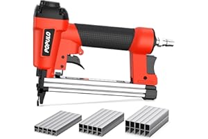 POPULO Hand Stapler, Pneumatic Staple Gun with 2800 T50 Staples