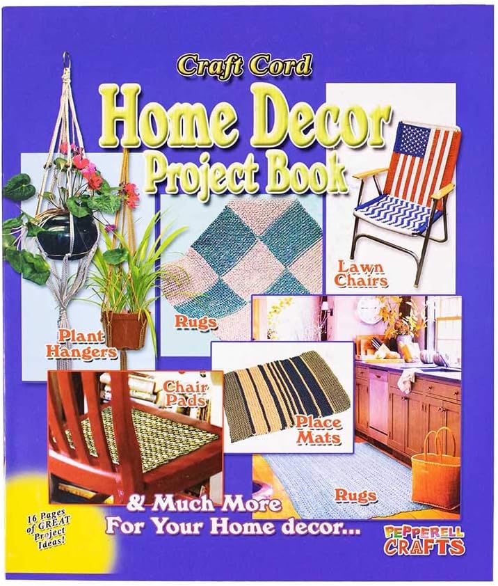 Amazon Com Craft Cord Home Decor Project Book Rugs Plant Hangers Decoration Arts Crafts Sewing