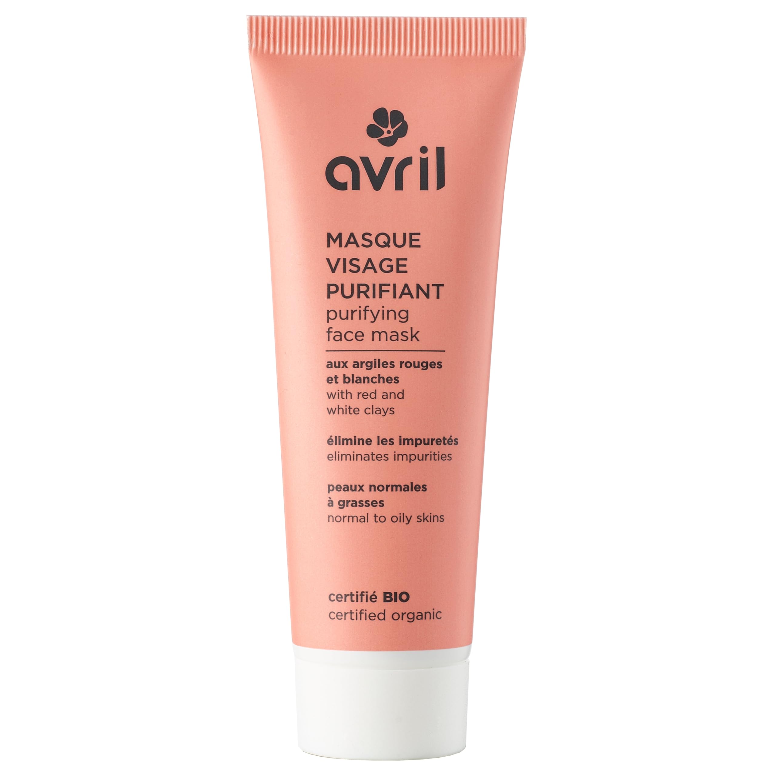 Avril Organic Purifying Mask Normal and Greasy Skins, 50 ml