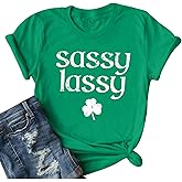 St Patrick's Day Shirt Women: Lucky Mama T-Shirt Shamrock Graphic Shirts Mom Gift Tee Tops Casual Short Sleeve Tee
