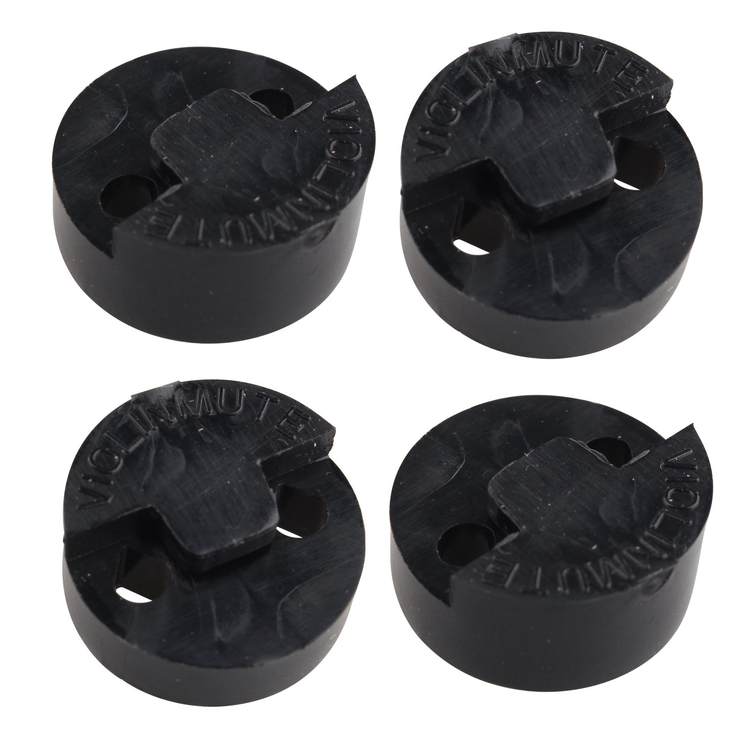 Futheda 4PCS Round Violin Mute Practice Mute for Violin and Small Viola