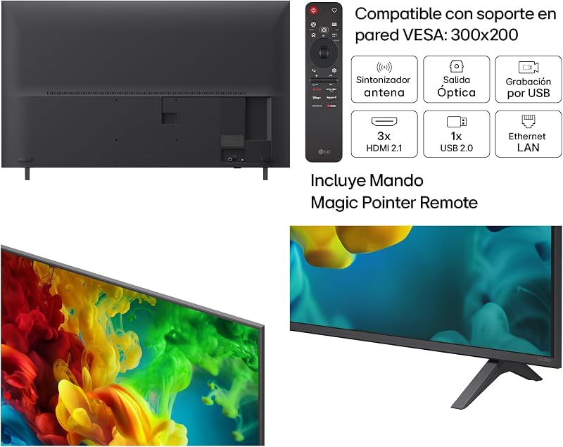 65QNED82B6B - Smart TV QNED EVO AI 65" 4K Sin Reflejos 94%, 2026