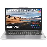 Lenovo IdeaPad Laptop Computer, 15.6" Anti-Glare, Intel Core CPU, 8GB RAM | 128GB SSD +128GB eMMC, 1-Year Office 365, for Stu