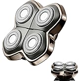 Replacement Blade Shaver PRO 2 Head for Electric Shaver Compatible with Skull Pitbull, Butterfly Kiss PRO & Palm Shavers (1Pack)