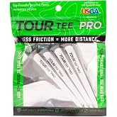 CMCDESIGN Tour Tee Pro Pack - Frictionless Golf Tees for More Distance &amp; Consistent Yards - Reusable, Made with Recycled Plastic &amp; Virtually Unbreakable - Four 3.15&rdquo; Golf Tees with Standard Cup