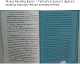 Siqian Blue Overlay for Reading Dyslexia A4 PET Overlay 29x21cm view 3