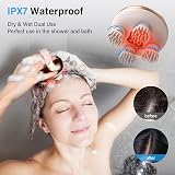 arboleaf Electric Scalp Massager Waterproof 8 Silicone Heads USB Rechargeable view 2