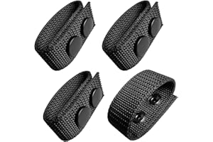 ZGJINLONG Tactical Duty Belt Keeper Stays Holders Nylon Double Snaps for 2"-2.25" Belts Fixing Security Police Military Belt Accessories