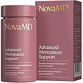 NOVAMD Clinically Proven Menopause Supplement for Weight Management, Hot Flashes, Night Sweats and Low Energy | Complete Multi-Symptom Menopause Supplement for Women