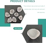 Jeufun 40pcs Stainless Steel Pipe Screens Filter Adjustable Size Mesh Bowl view 3