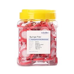 COBETTER 100 Pack Syringe Filter PTFE Lab Filters