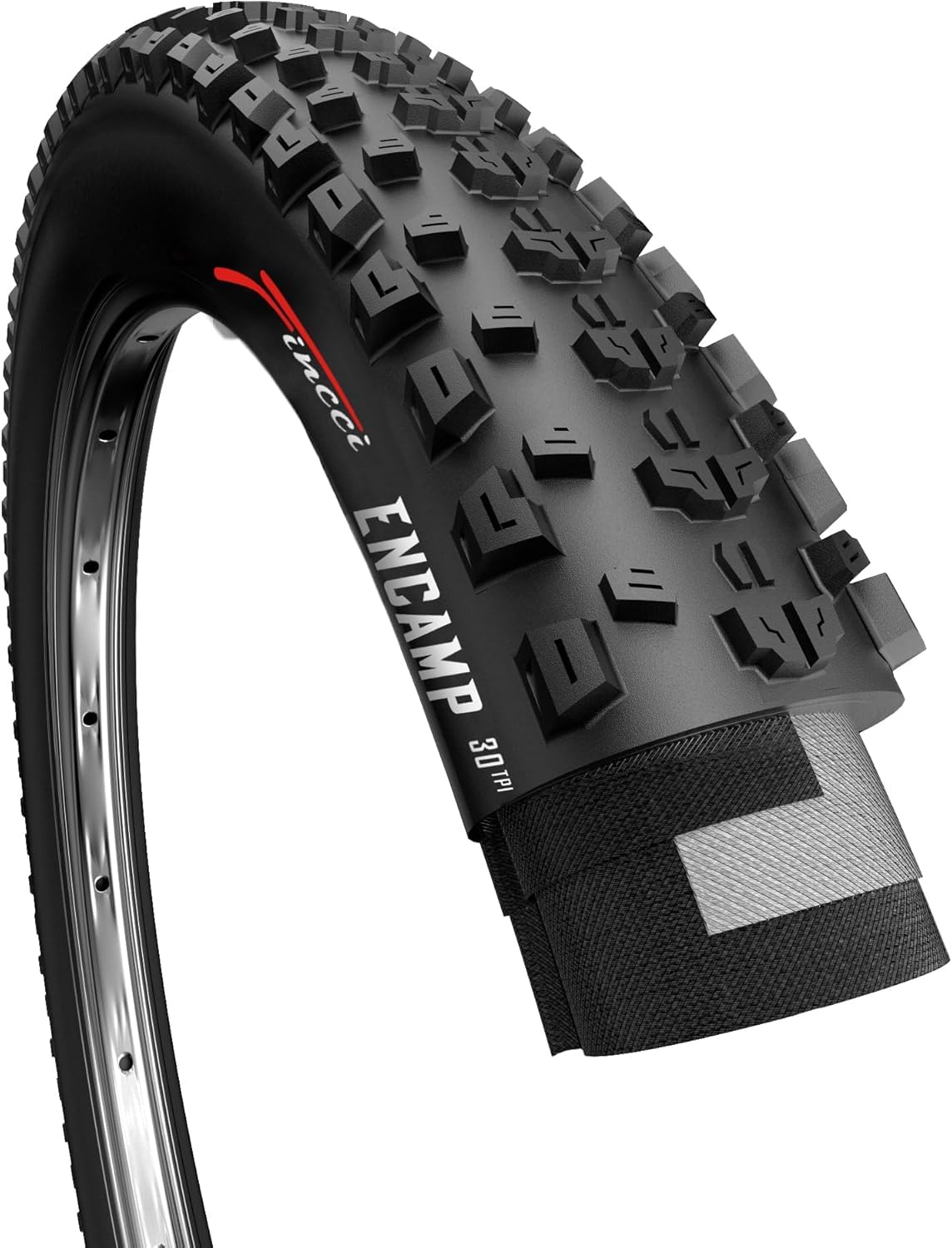 Fincci Encamp Bike Tyre 26 x 2.25 Inch 57-559 Foldable Tyre for Road Mountain MTB Mud Dirt Offroad Bicycle