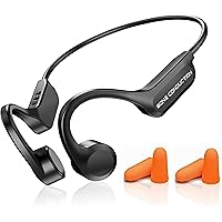 HIWEFEN Bone Conduction Headphones Bluetooth 5.3 Wireless Open Ear Sport Earphones with Mic, 8Hr Playtime, Waterproof Sweat-P