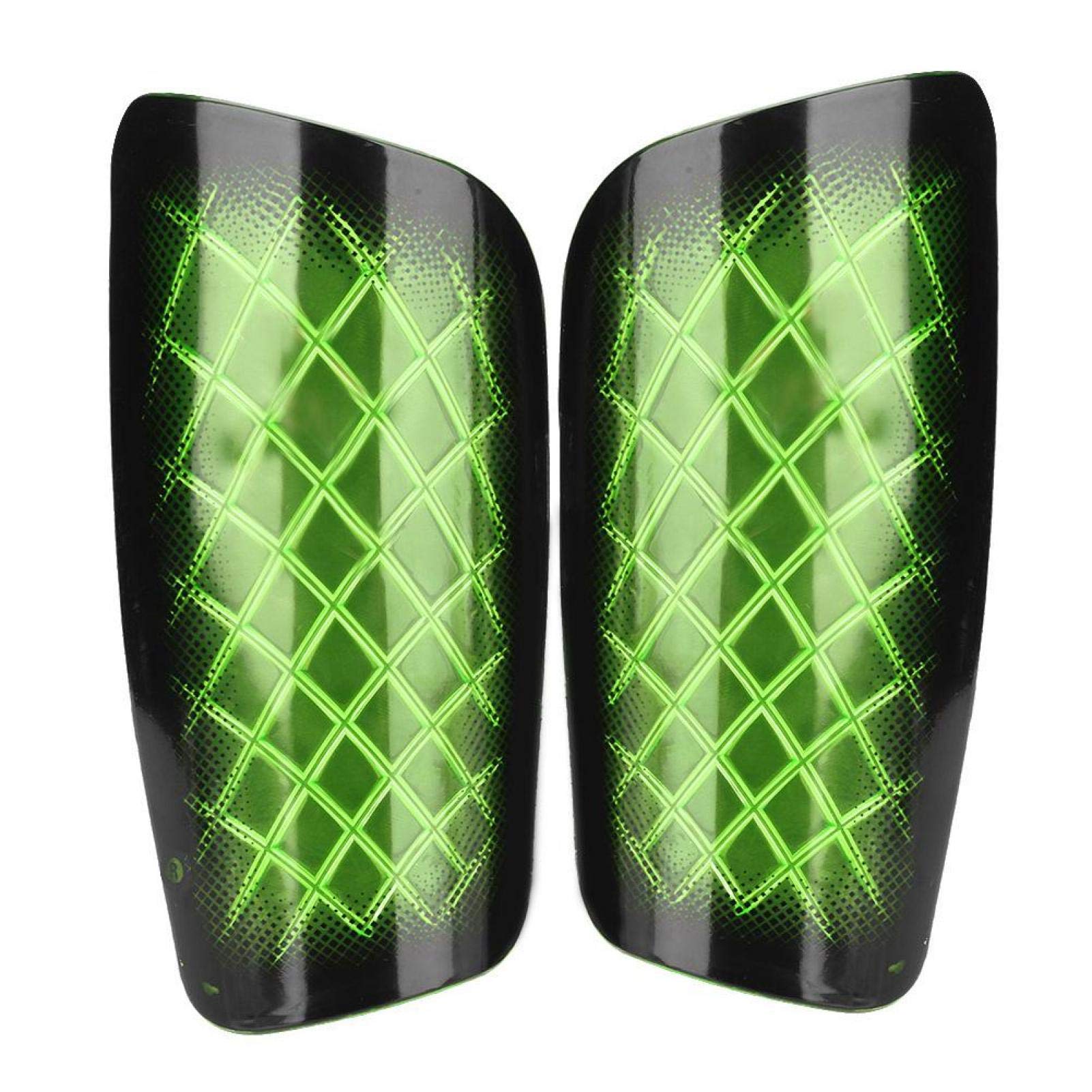 01 02 015 Shin Guards Soccer Adult, 5 Colors Comfortable and Breathable Football Shinguards, for Adult Football Sports(green)