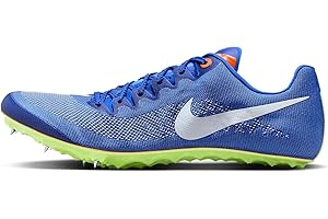 Nike Ja Fly 4 Track and Field Sprinting Spikes (DR2741-100, Sail/Light Lemon Twist/Fierce Pink)