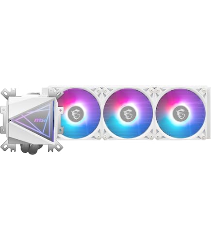 MSI MPG EZ120 ARGB WHITE-3W Fan - 120mm ARGB Fan, Patented