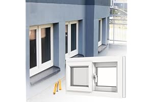Basement Slider Window with Single Tempered Glass, Replacement Basement Window for Sheds/Chicken Coops/Garages/Loft 20 23 26 