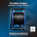 Masterplug Four Socket 40m Open Cable Reel Heavy Duty Blue/Black 13A 4G view 3