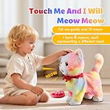 Marsjoy Interactive Walking Talking Cat Plush Toy Kids Singing Dancing view 5