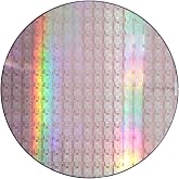 Innconee Silicon Wafer 12 Inch Double-Sided Uncut Integrated Circuit Semiconductor Substrate Specimen Wafer Sheets for Science STEM Teaching Aid, Tech Geek Office Desk Decor Exhibition Gift