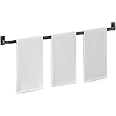 Mooche Bathroom Towel Bar, 32 inch Towel Racks for Bathroom Wall Mounted, SUS304 Stainless Steel Heavy Duty Towel Holder Bathroom Accessories Modern Home Decor, Matte Black Finished
