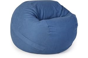 YuppieLife Big Durable Bean Bag Chairs Cover for Adults(Just Cover,No Filler) 4Ft Machine Washable Large Size Sofa Cover （Navy Marine）