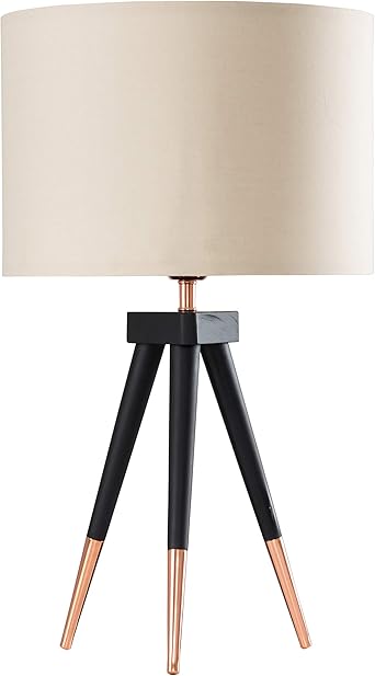 dark wood tripod table lamp