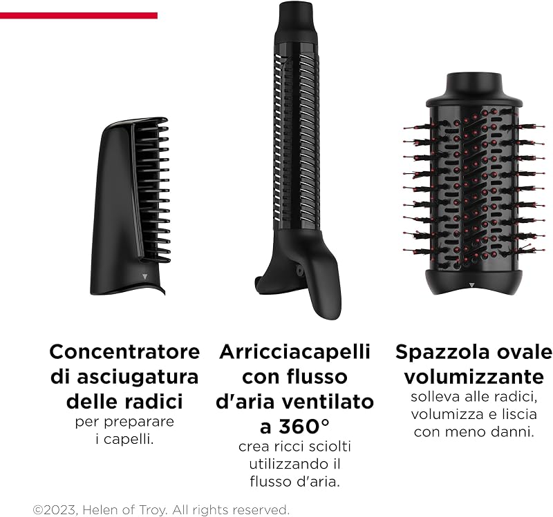One-Step Blow-Dry Multi Styler 3-in-1(Accessori staccabili, arricciacapelli, concentratore, styler) RVDR5333