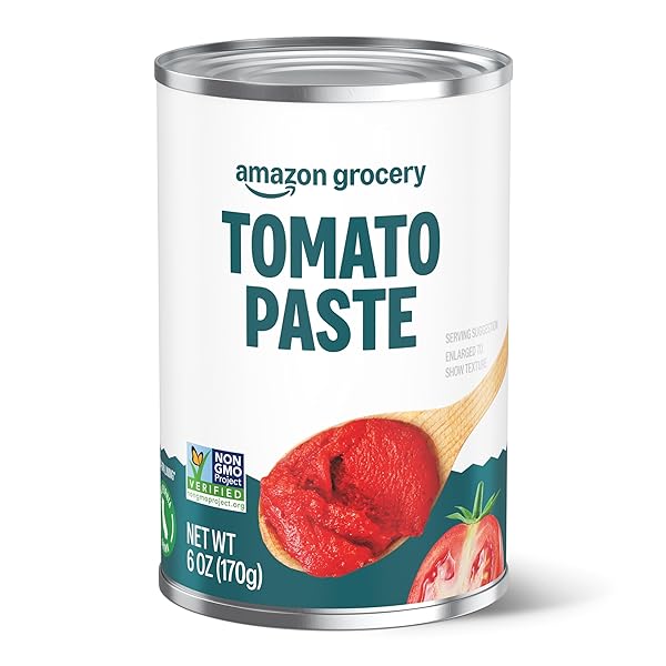 AMAZON GROCERY, TOMATO PASTE, 6 OZ (PREVIOUSLY AMAZON FRESH, PACKAGING MAY VARY)