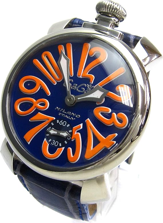 Amazon ガガミラノ Gaga Milano 腕時計 5010 08s マニュアーレ 48 ブルー オレンジ Watch メンズ 中古 腕時計 腕時計 通販 Amazon ガガミラノ Gaga Milano 腕時計 5010 08s マニュアーレ 48 ブルー オレンジ Watch メンズ 中古 腕時計 腕時計 通販