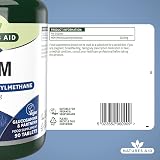 Natures Aid MSM 1000mg High Strength 90 Tablets Vegan Gluten Free view 6