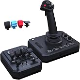 Honeycomb Aeronautical Foxtrot Black Aviation Stick Bundle | Throttle box, (2 items)