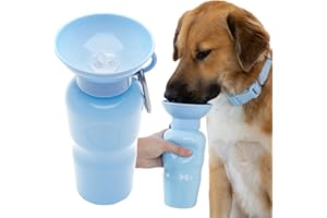Springer by Springland Dog Water Bottle | Portable Travel Water Bottle Dispenser for Dogs | Dog Gift Seen on Oprah's Favorite Things, Shark Tank | Leak-Proof Bottles | BPA-Free 22oz Sky Blue