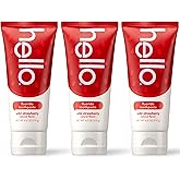hello Kids Natural Wild Strawberry Toothpaste with Fluoride, SLS Free, ADA Accepted, Ages 2+, Vegan, 4.2 Ounces (3 Pack)