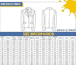 Boys Suits Tuxedo Slim Fit 3 Pcs Kids White Baptism
