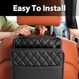 TeTupGa Car Seat Back Organizer PU Leather Multi-Pocket 25x22.5 cm view 7