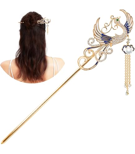 Amazon.com : KZQtriid Hair Accessories，14k Gold Plated  display picture 1